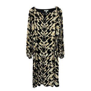 Dressbarn Women's Animal Print Dress